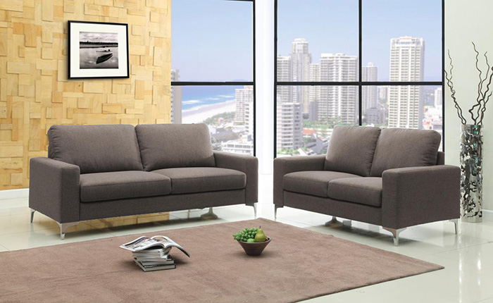 Sally Fabric Three Seater Sofa Sally Fabric Three Seater Sofa